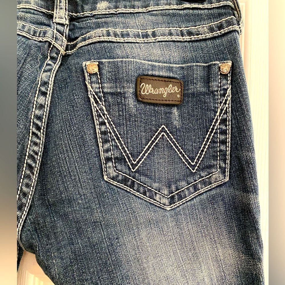 Wrangler premium patch jeans